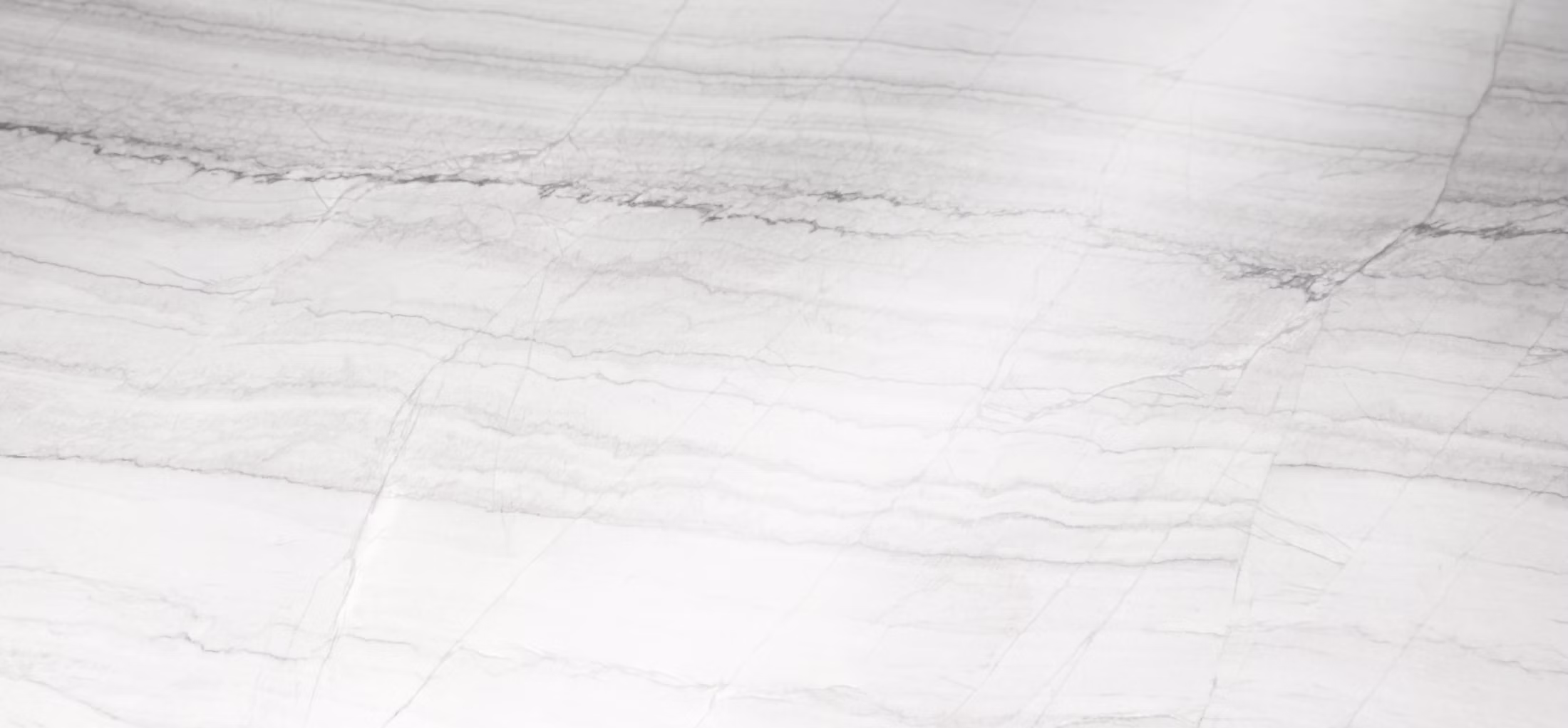 White Macaubas full slab surface from Cosentino