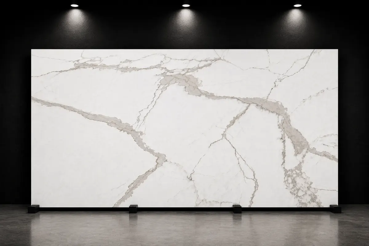 Interstone Calacatta Top surface