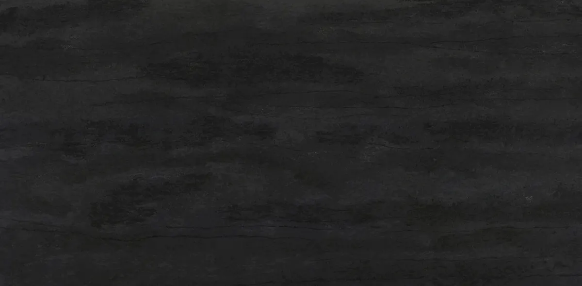 Zenith Quartz Black Slate Leathered surface