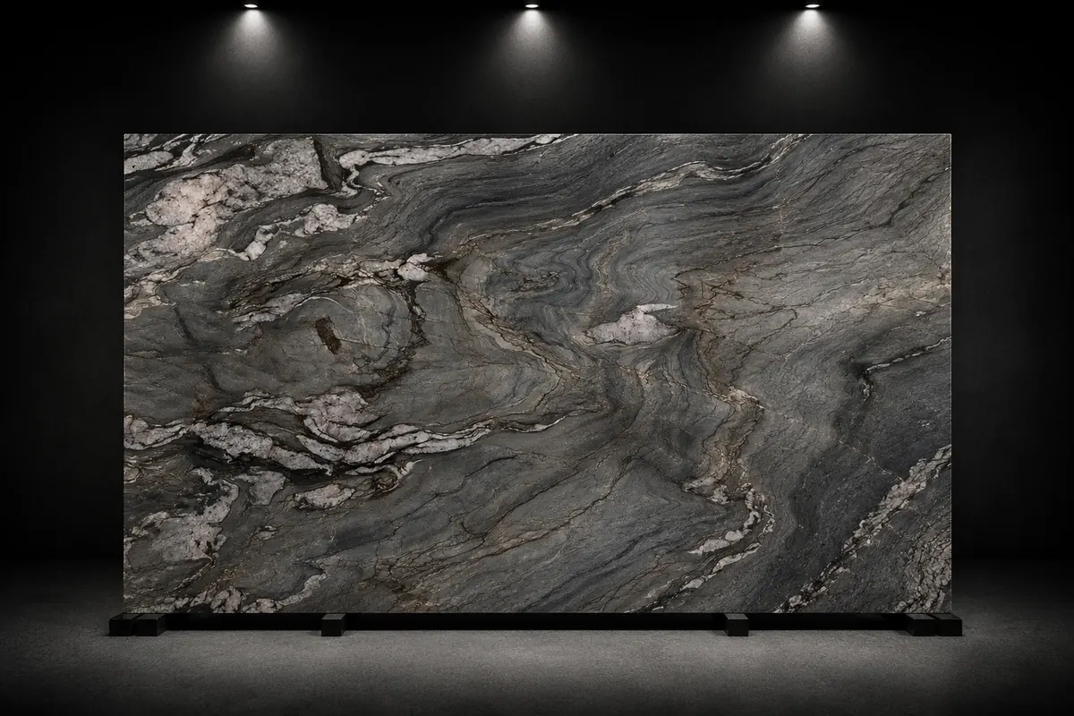Interstone Tempest Blue surface