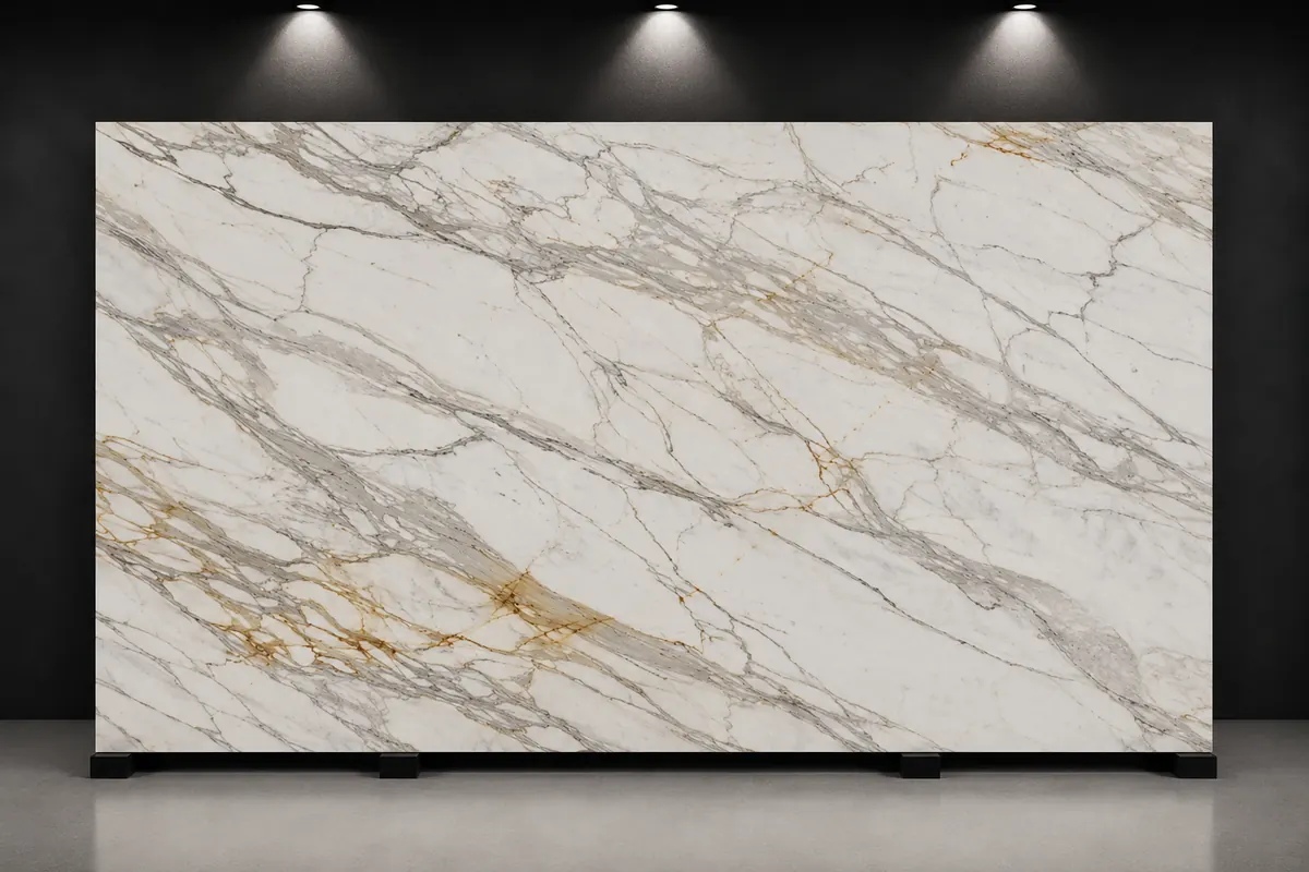 Interstone Calacatta Gold surface