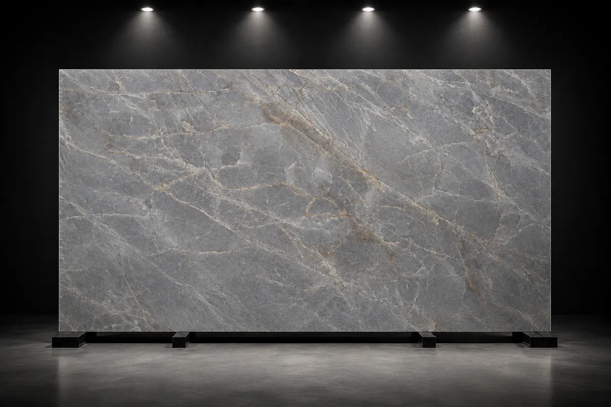 Interstone Fiji Grey 3D Full Body Printed surface