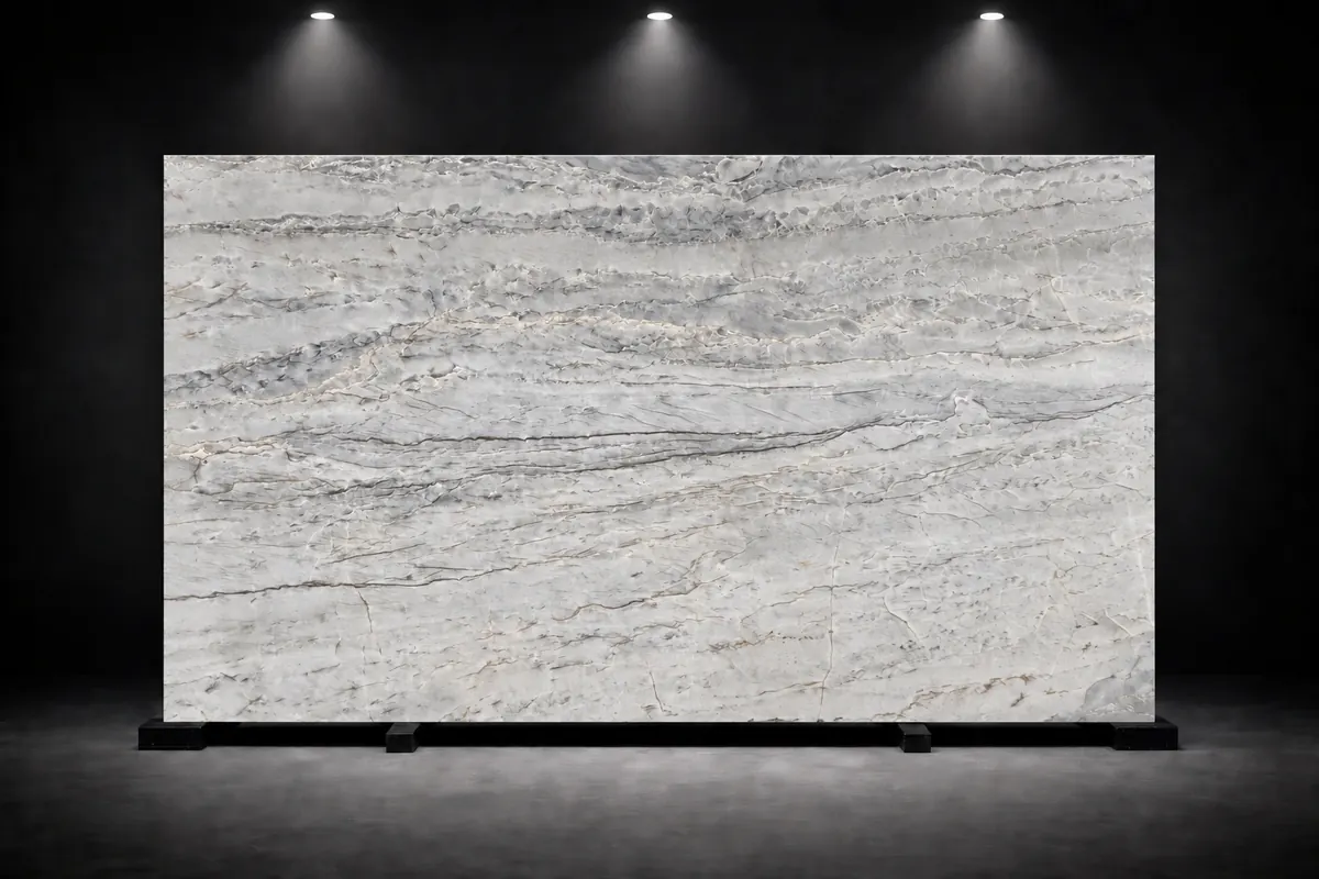 Interstone Crystal Grey surface