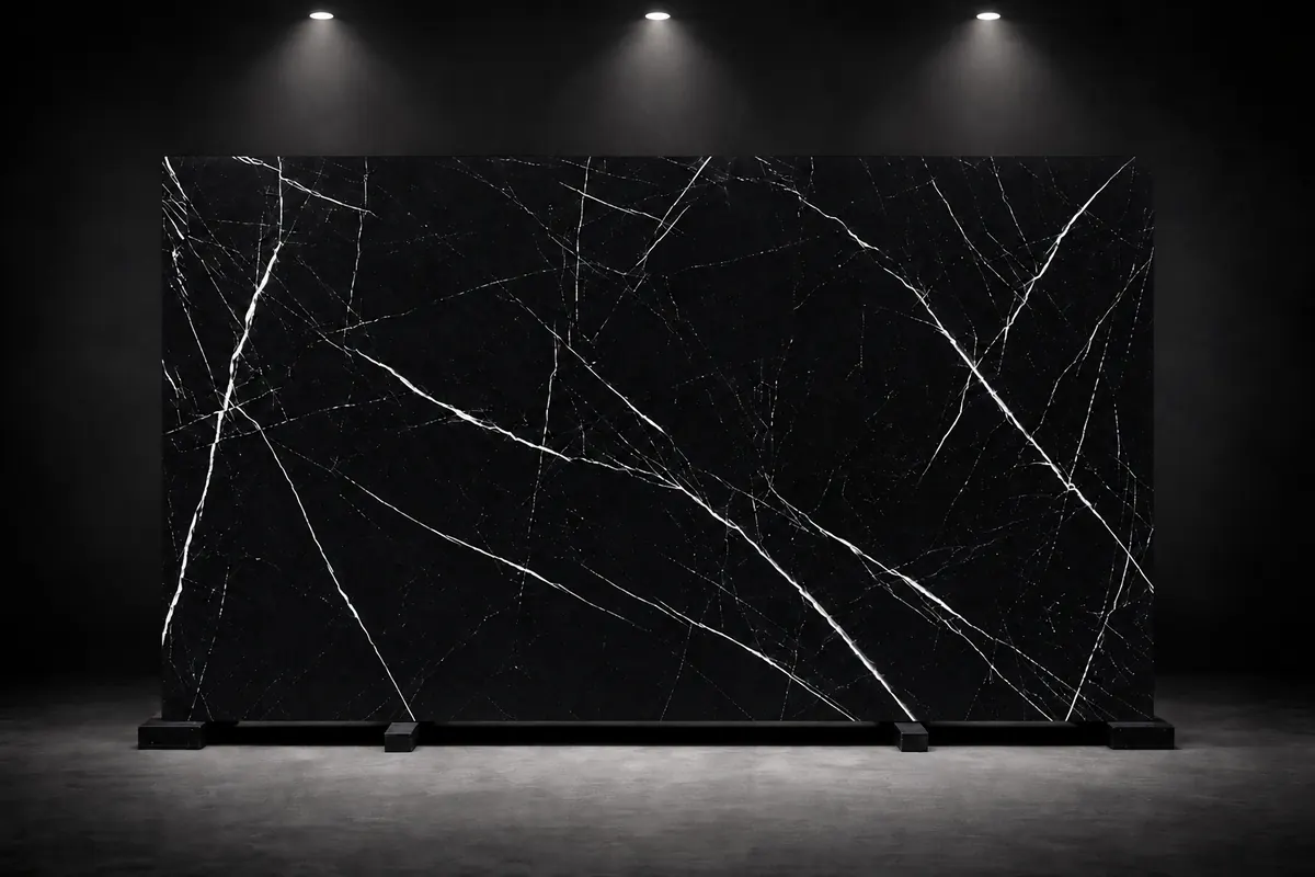 Interstone Nero Marquina surface