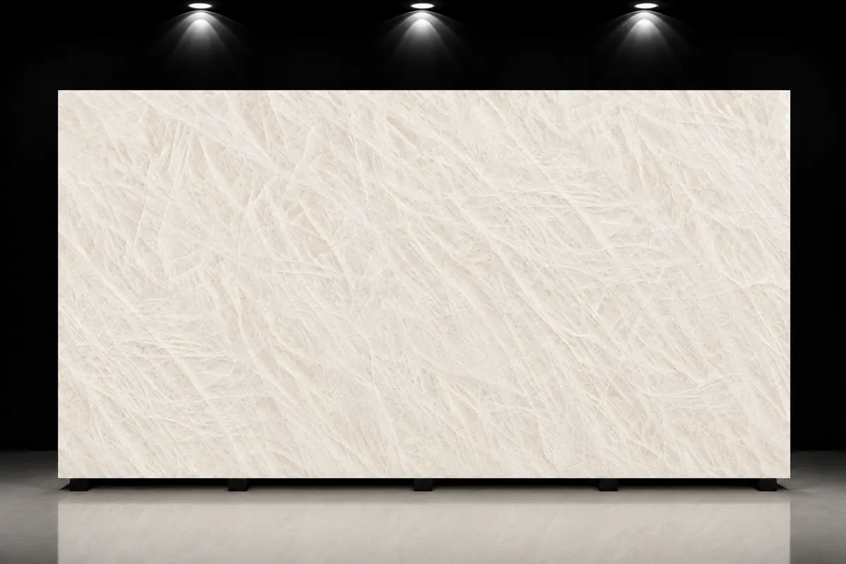 Interstone Vitrum White surface