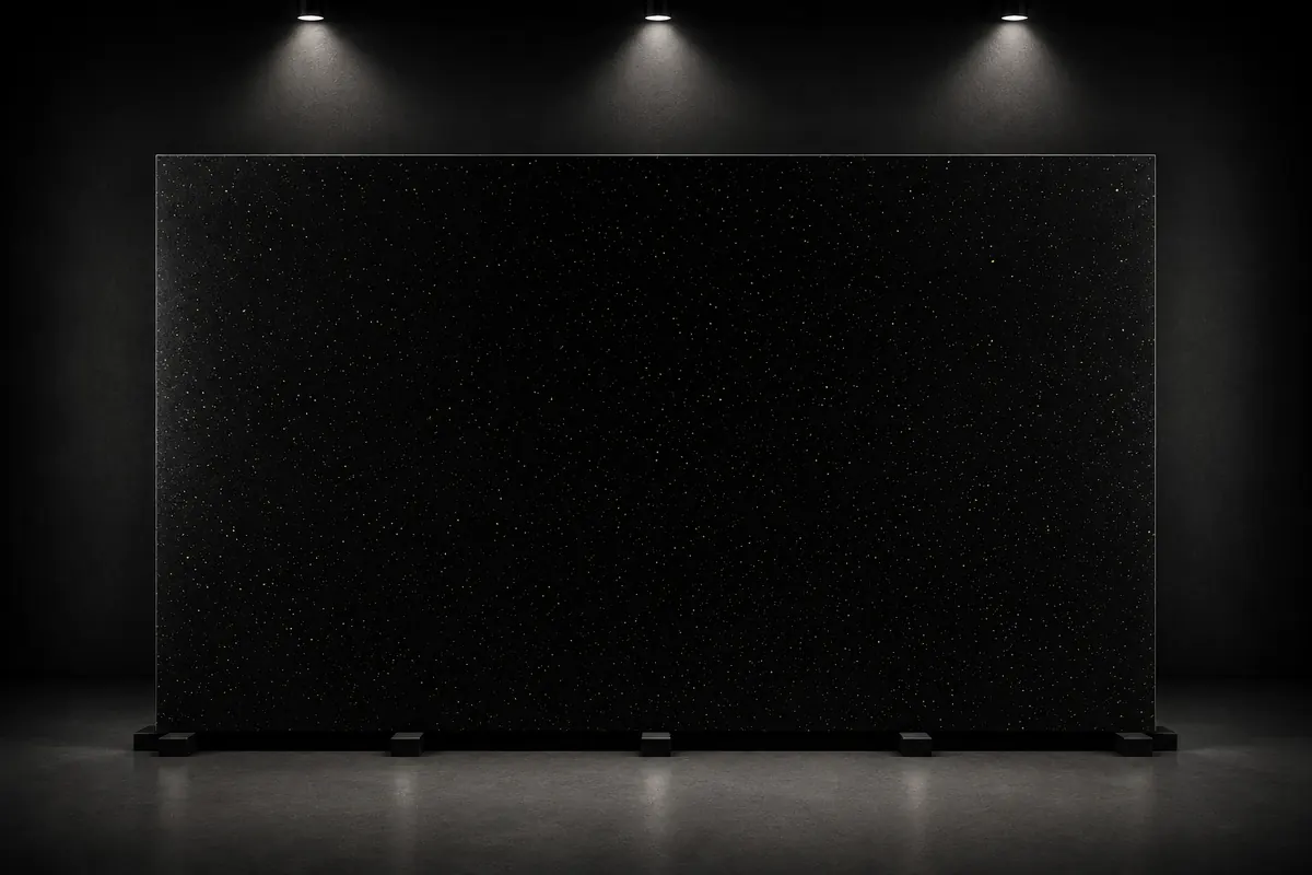 Interstone Black Galaxy surface