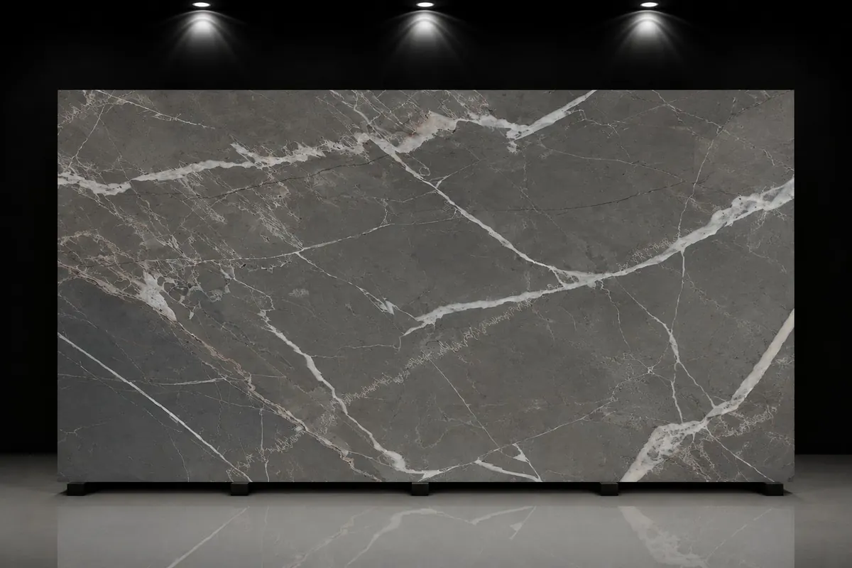 Interstone Stone Calacatta Black surface