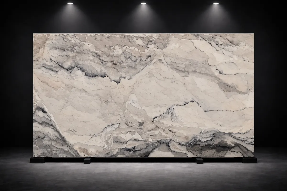 Interstone White Camouflage surface