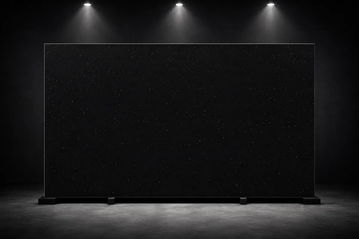 Interstone Black Galaxy surface
